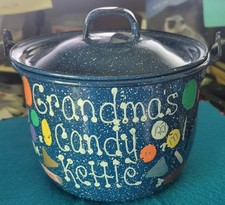 LEE SEED CO. INC. Inwood, Iowa Vintage Grandma's Candy Kettle Hand Painted picture