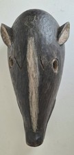 Primitive Guro Wood Animal Mask From Ivory COAST. picture