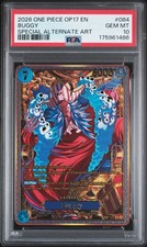 2026 ONE PIECE OP17-THE WORLD'S STRONGEST WARRIORS #084 BUGGY PSA 10 picture