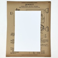 Vtg 1922-23 Jewett & 1923-24 MX H Jordan Standard Auto Electricians Manual picture