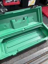 Rare SK Tools USA Green Plastic Permanex Toolbox Tool Chest 1970s Rare 17”x 6 picture