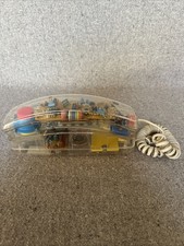 Vintage Clear Phone Radio Shack Clear UNTESTED Landline Telephone picture