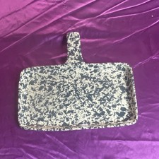 Vintage Dr Douglas Stoneware Blue White Splatter Design picture