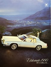 1980 Cadillac Eldorado Print Ad 1979 - Night Vista Romantic Couple Dancing picture
