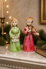 Vintage Ardco Choir Angel Figurines Paper Mache Composition - Japan 1960's picture