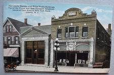 Liberty Register & Hillig Studio Vintage c1915 Postcard Liberty New York State picture
