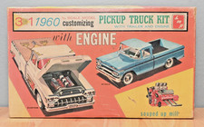 AMT 1960 Ford F-100 Pickup Truck 3 in 1 Customizing Model Kit 1:25 w/Trailer picture