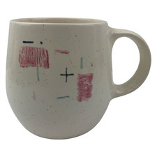 Metlox Tickled Pink Coffee Mug VTG 3 5/8