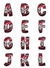 Handmade Dr pepper Sticker picture
