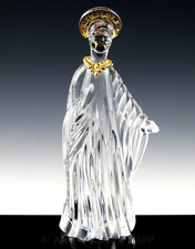 Gorham Germany Crystal CHRISTMAS NATIVITY WITH GOLD HOLY FAMILY MARY ONLY picture