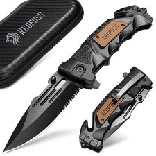 NedFoss Pocket Folding Knife Gift for Men DA75, 3 in 1 Pocket Knife for Men picture