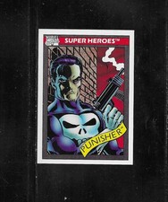 1990 Impel Marvel Card- # 47 - Punisher -NM picture
