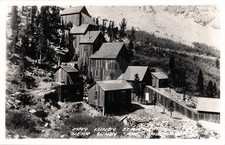 c1950 May Lundy Stamp Mill Lundy Lake California CA RPPC Photo Postcard COPY picture
