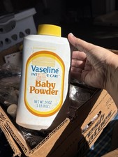 Vintage Vaseline Intensive Care Baby Powder 24oz TALC 90% Full ‘70s  Prop picture