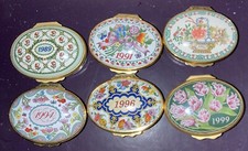 Auction 1 Box 1989 1991 1992 A Year to remember Halcyon Days Enamel picture