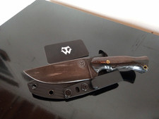 Andrew Swanger-Two Wolves Forge.  Forged in Fire.  1 of a Kind Knife.  80CrV2. picture