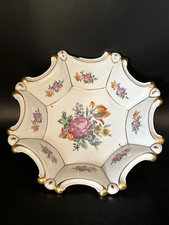 Antique JL Menau Graf von Henneberg Hand Enameled Gilt Plate Germany picture
