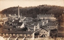 RPPC Birds Eye Aerial View Dolgeville New York Looking East c1910 Photo Postcard picture