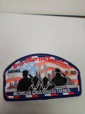 MIchigan Crossroads Council 25th ANN 9-11 Never Forget SCOUT SALUTE 2026 USA 250 picture