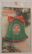 YOURS TRULY SOFT FRAME KIT CHRISTMAS BELL PHOTOGRAPH PICTURE ORNAMENT NOS 1981 picture