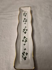 Duchess Bone China Shamrock Mint  Trinket Tray England 8 1/2