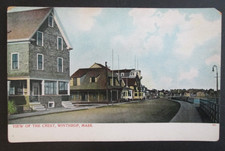 View of The Crest Winthrop MA Unposted UDB Postcard picture
