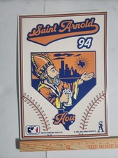 Saint Arnold Houston Texas Brewery Houston Astros Baseball BEER BAR Metal SIGN  picture