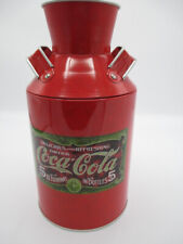 Coca-Cola Decorative Milk Can Vase Metal Red Retro picture