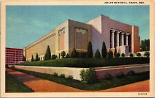 Joslyn Memorial Omaha Nebraska NE Postcard Linen Cancel PM Junction City KS WOB  picture