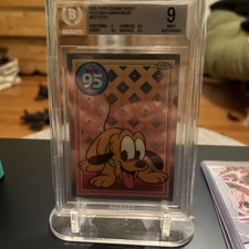 2025 Topps Disney Chrome Pluto 95 Years Anniversary #PL-2 BGS 9 picture