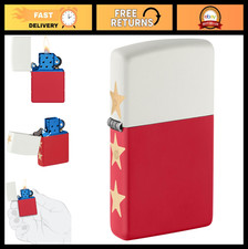 Special Edition 250th Anniversary Matte Pocket Lighter - White & Red Design picture