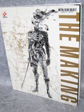 METAL GEAR SOLID 2 Art Book THE MAKING w/Poster HIDEO KOJIMA PS2 Japan 2002 picture