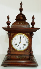 Antique German Junghans Bracket Clock 8-Day, Time/Strike, Key-wind picture
