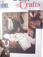 8465 Vintage Simplicity Sewing Pattern CRAFT Beautiful Collars UNCUT picture