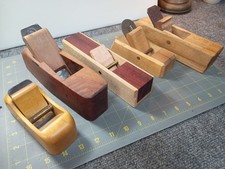 Mixed Lot Vintage Hand wood planes hand made Unusual KN picture
