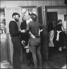 American painter poet musician Ted Joans speaks eccentrically dres- Old Photo picture