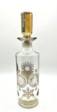 Vintage Old Fitzgeralds Four Seasons Glass Liquor Decanter & Stopper Barware picture