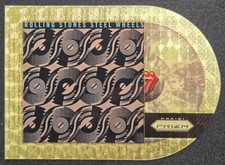 2025 Panini Prizm Rolling Stones Steel Wheels #21 Gold Vinyl Die Cut 5/5 picture