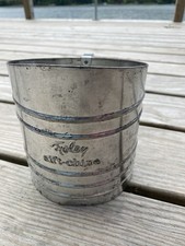 Vintage Foley Sift-Chine Flour Sifter Hand Crank Aluminum Farmhouse VTG picture