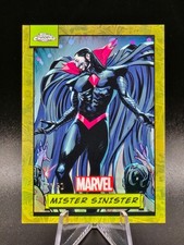 2024 Topps Chrome Marvel MISTER SINISTER True Gold Refractor /50 #68 picture