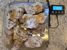 10.26 LB Natural Arizona Gold Quartz Ore Raw Prospecting (Falcon MD20 Video) picture