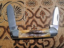Vintage Case XX 3 Dot Stag 52131 Canoe Knife Mint Condition Beautiful picture