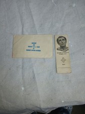 ST. MARTIN DE PORRES Relic Card Authentic Linen Swatch With Original Envelope picture