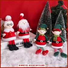 Santa Elves Christmas Plush Dolls Decor Supplies Fabric Small Figurine Pendant  picture