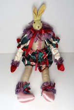Vintage 24” Katherine's Collection Doll Wayne Kleski Bunny Rabbit Jester Easter picture