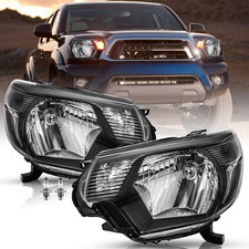Headlights Fit for 2012-2015 Toyota Tacoma,W/Bulbs,Clear Reflector picture