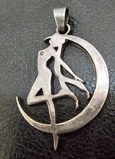 Hand-made Colectable Sailor Moon Pure Silver Pendant picture