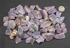 Holley Blue Agate Tumbles - Oregon - Half Pound Polished Tumbled Gemstones picture