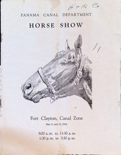 Fort Clayton Horse Show Program 1934 Panama Canal Zone 11th Engineers US Army picture