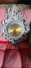 Vintage 1965 Burwood Product Quartz Wall Clock - Hollywood Regency Style picture